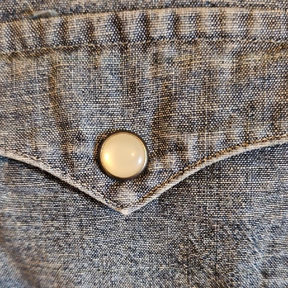 Polo by Ralph Lauren Denim Shirt with Navy Accents - Picture 5 of 7